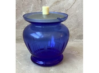 Colbalt Blue Jam Jar
