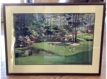 Mark King Framed Golf Print