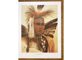 Bob Moline Limited Edition Signed Print 34/35 Portraying His Heritage W/COA