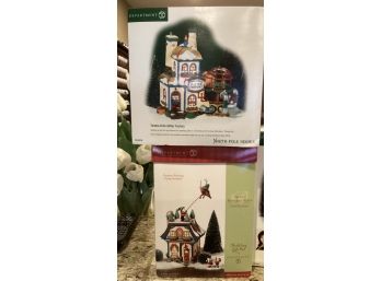 Lot Of 2 Department 56 Northpole Retired Houses