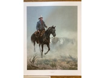 Chuck DeHaan Signed Limited Edition Cattle Call61/75