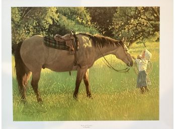 Wayne Baize Signed And Numbered Limited Edition Best Of Friends 33/35 W/COA