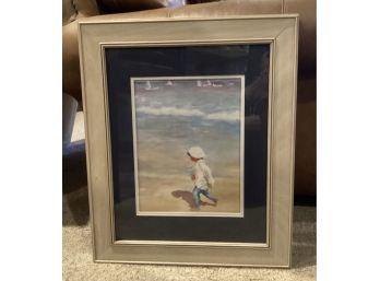 Dorothy Cleary Limited Edition Signed Print  Boy On The Sand 148/650