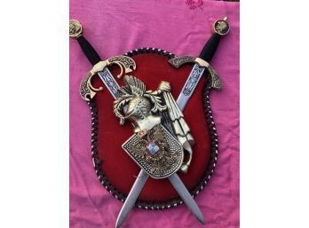 Metal Crest And Swords