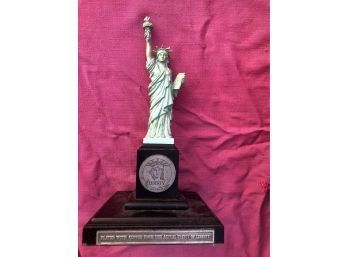 Vintage Danbury Mint STATUE OF LIBERTY Figurine Copper Plated