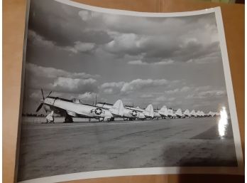 Official US Airforce Military Black & White Photo