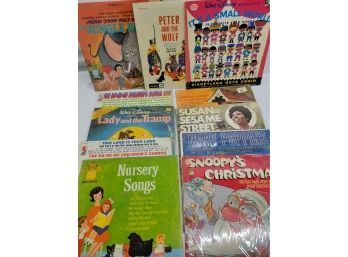 Lot Of Children's Records/lps