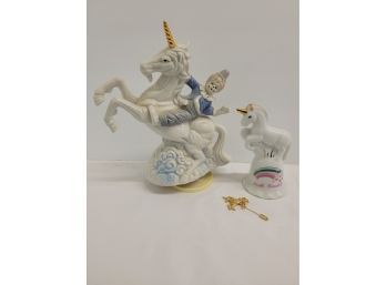 Unicorn Lot - Hat Pin, Statues