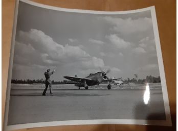 Official US Airforce Military Black & White Photo