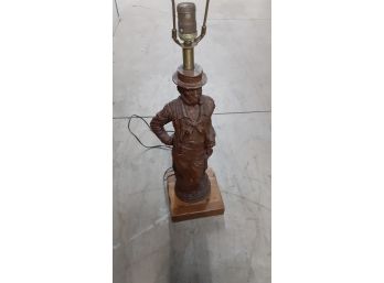 Vintage Dunning French Sailor Resin Table Lamp