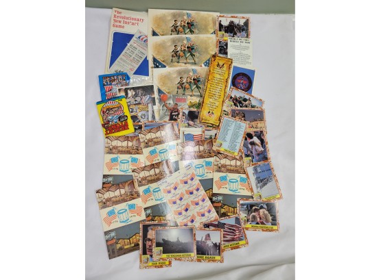 Lot Of Desert Storm Cards, Stamps, And More