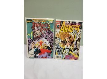 Two Early Marvel Comics - Avengers & Fantastic Four