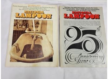 Two National Lampoon Early Magazines