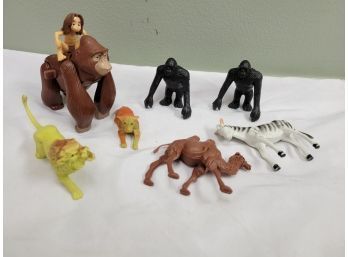 Lot Of Vintage Small Play Animals