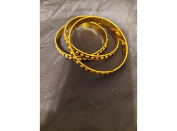 Lot Of Vintage Gold Tone Bracelets