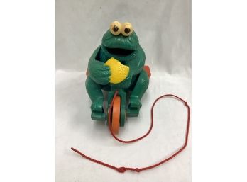 Vintage Cookie Monster Pull Toy