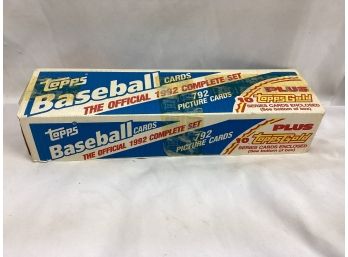 1992 Topps Baseball Card Box -sealed