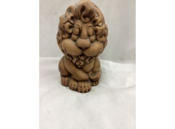 Hand Painted Ceramic Mold Of Lion/Libra