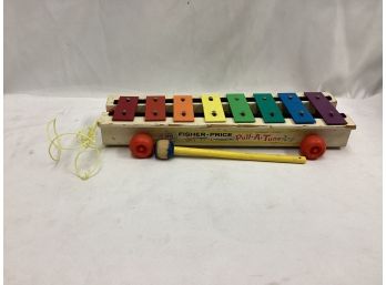 Vintage Fisher-price Pull A Tune Toy