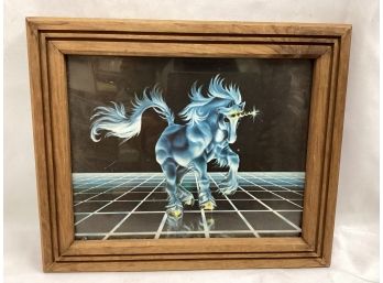 Framed Unicorn Picture