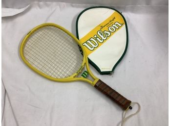 Vintage Wilson Autograph Tennis Racket With Case