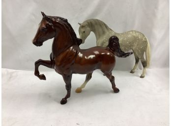 Two Breyer Horse Figures