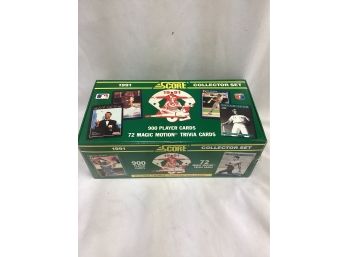 1991 Score Baseball Card Box Factory Sealed