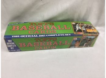 1987 Topps Baseball Cards Sealed Set