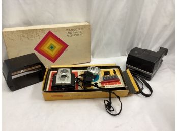 Vintage Camera Lot - Polaroid And More