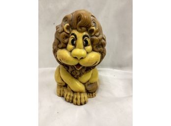 Hand Painted Ceramic Mold Of Lion/libra