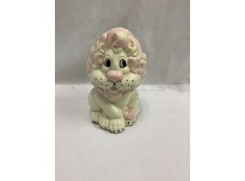 Vintage Ceramic Lion/libra Statue