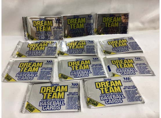 Sunoco Dream Team Baseball Card Packs - All Factory Sealed