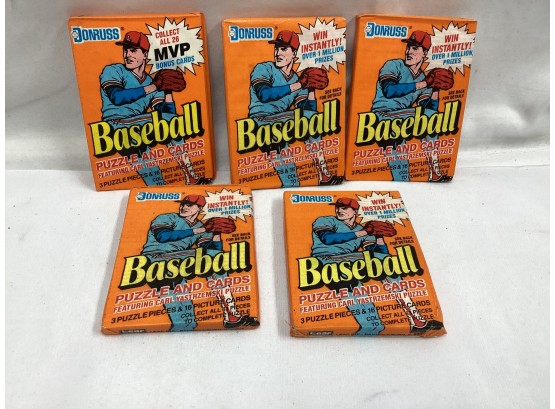 Donruss Baseball Card Packs - All Factory Sealed