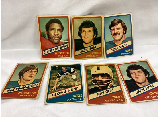 1970's Football Card Lot