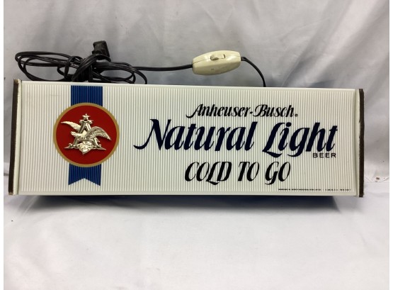 Anheuser-busch Natural Light Beer Bar Sign