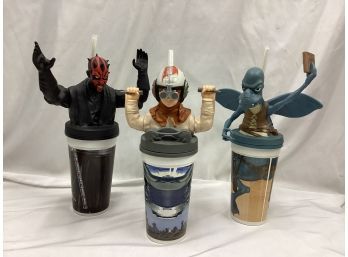 Vintage Star Wars Character Cups