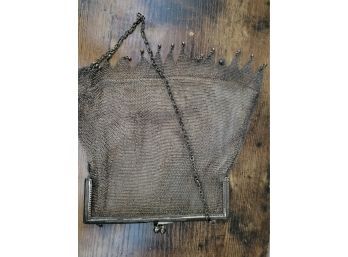 Antique Silver Mesh Bag - Possible Sterling?