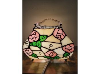 Stained Glass Light Up Purse - Works!