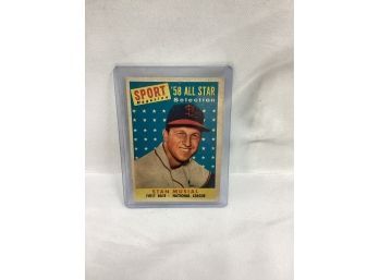 '58 All Star Section Stan Musial Baseball Card #476