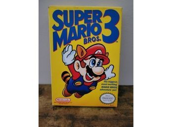 Super Mario Bros. 3 NES Game In Original Box W/paperwork