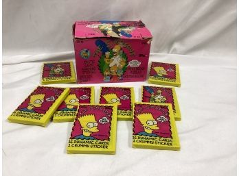 The Simpsons Trading Card Lot - All Factory Sealed