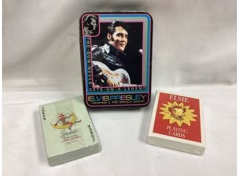 Elvis And More Playing Card Lot