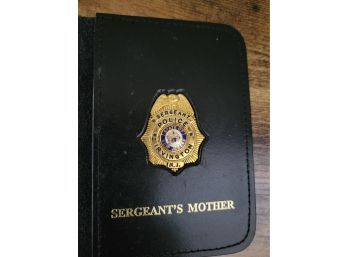 Sergeant's Mother Police Badge
