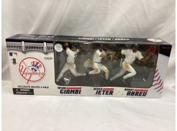 Jeter, Giambia, Abreu - NY Yankees Action Figures