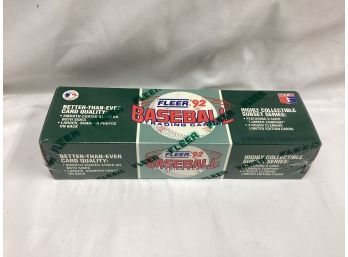 '92 Fleer Baseball Card Box - Factory Sealed