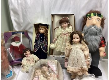 Large Lot Of Dolls