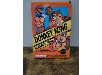 Donkey Kong Classics NES Game In Original Box W/Paperwork