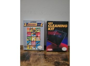 Track & Field II & NES Cleaning Kit Both In Original Box W/Paperwork
