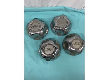 Lot Of 4 Vintage Ford Caps