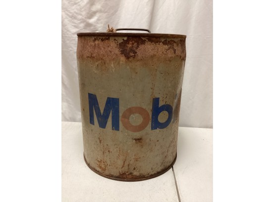 Mobil Motor Oil Vintage 5 Gal Oil Can